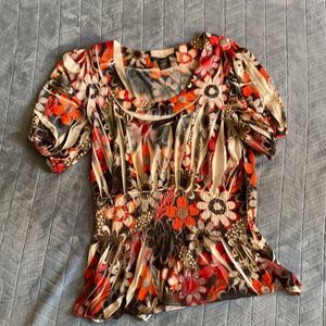 Simply Irresistible Peplum Floral Top